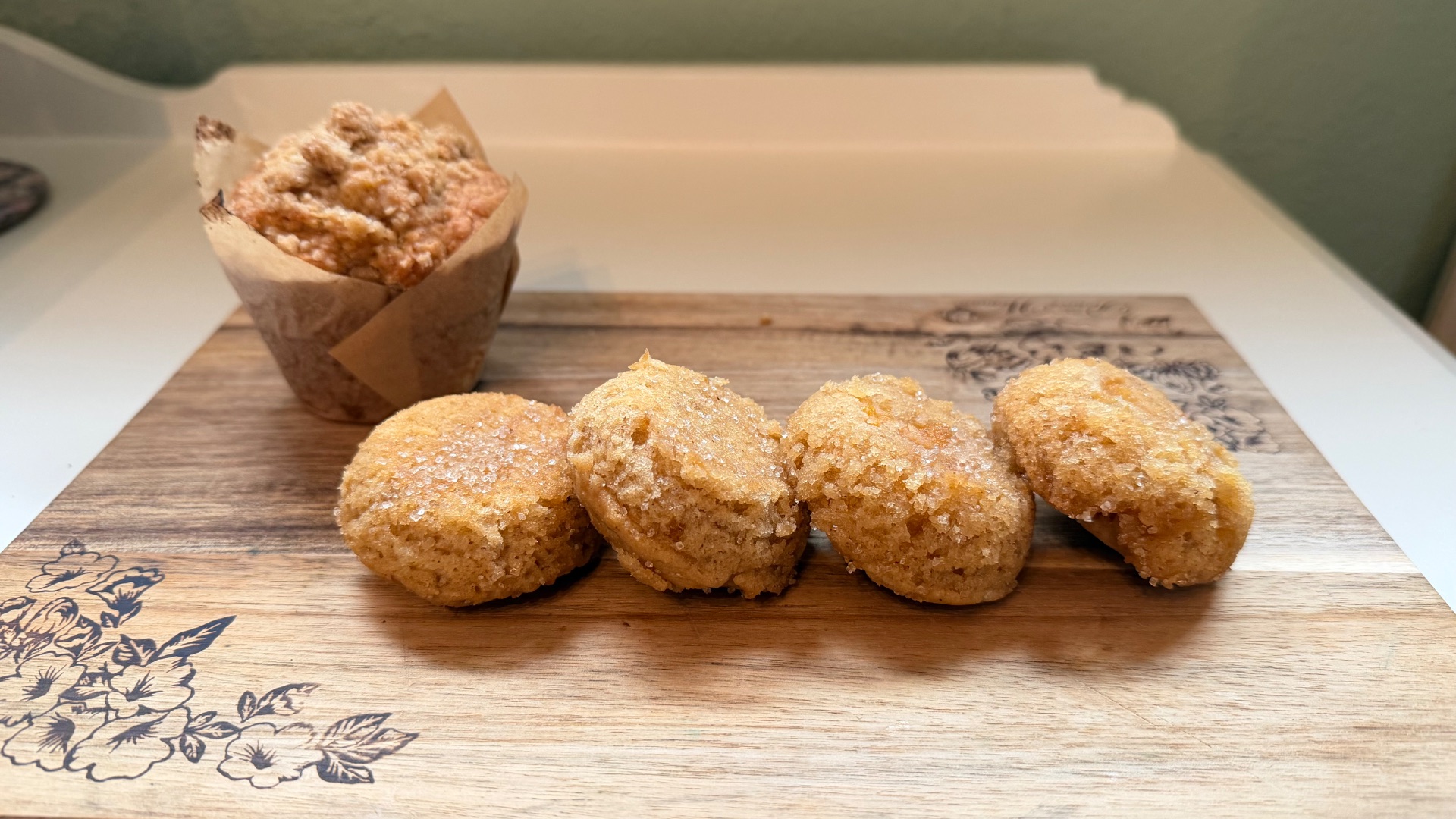 Peach Cobbler Muffin