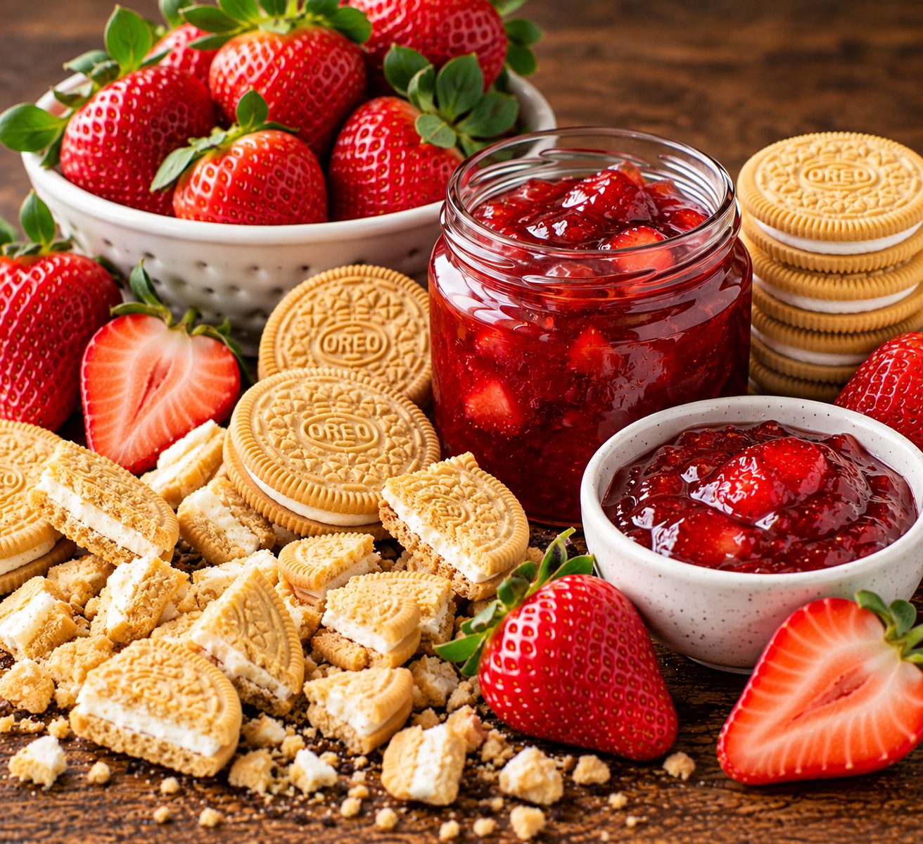 Berry Bougie — Strawberry Vanilla Crunch Cookie