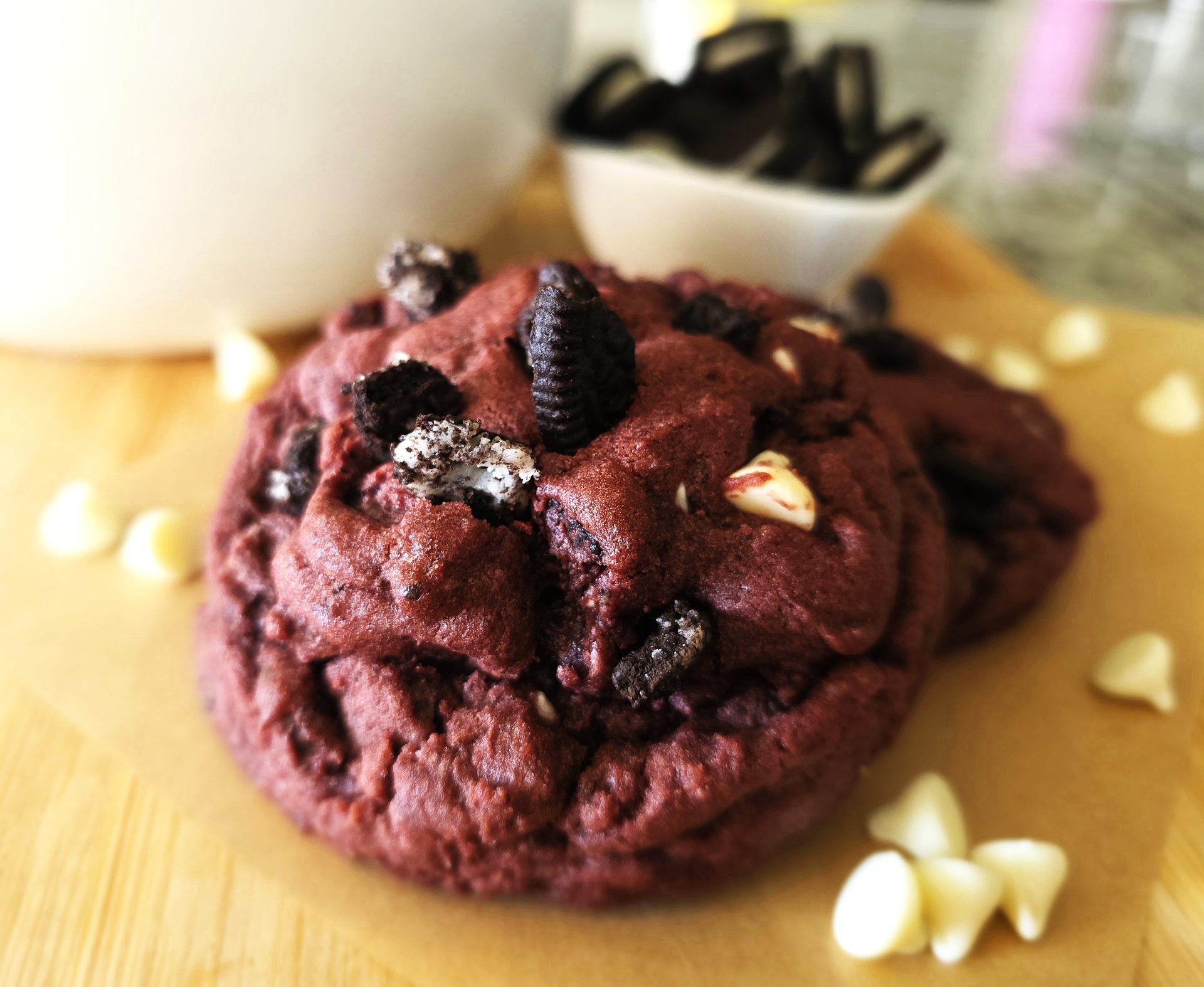 Oreo Red Velvet with White Chocolate Chips