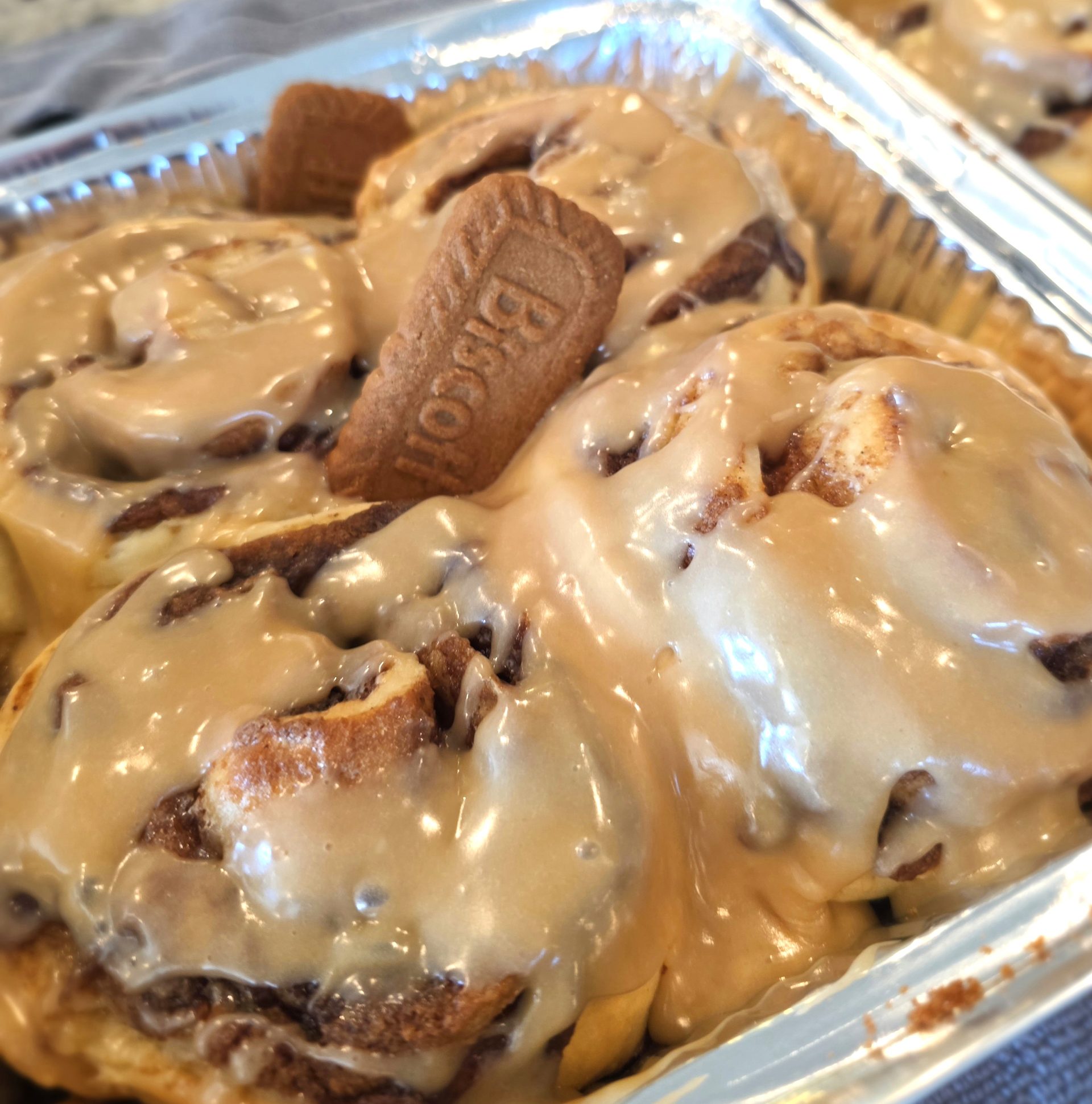 Cookie Butter Cinnamon Roll