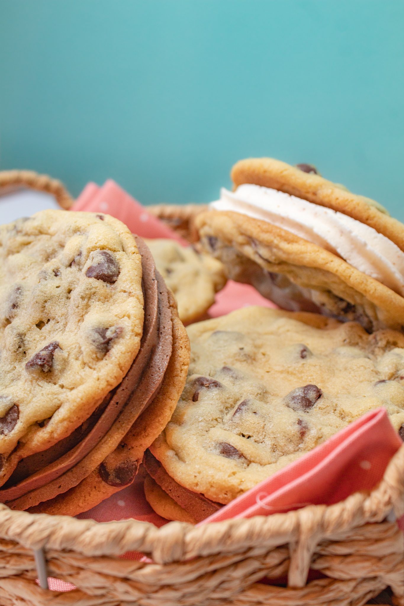 Chocolate Chip Cookie Stacks